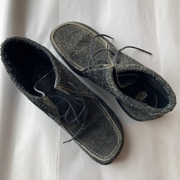 ESPACE By Robert Clergerie Women's Size 6 Chukka Boot Black Gray Y2K - Picture 11 of 13